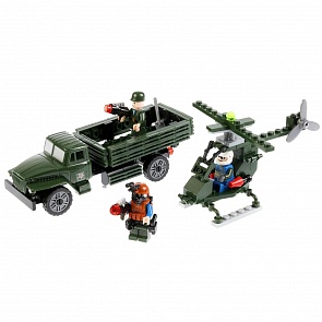 Конструктор Урал: Высадка десанта, 191 деталь с фигурками (Город мастеров, KK-7048-R (36)